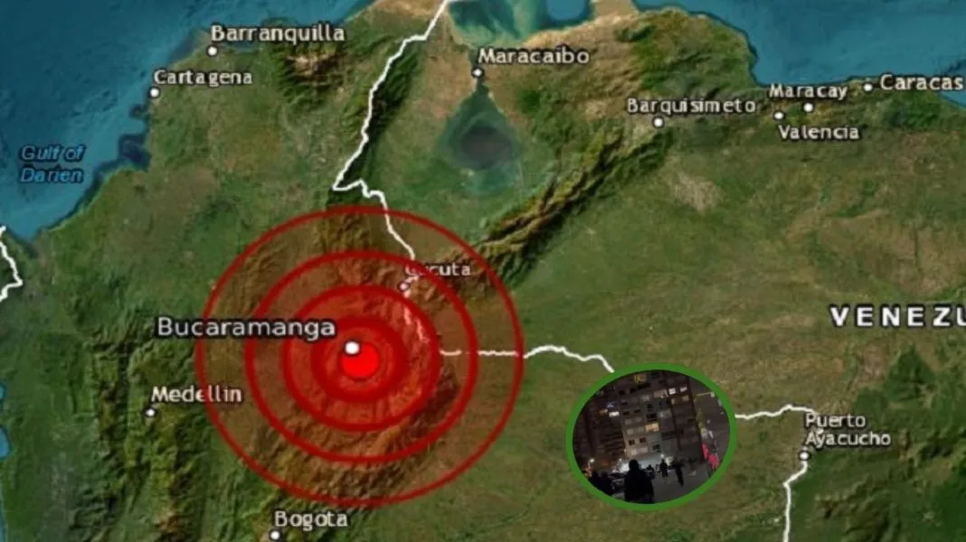 Temblor HOY: Fuerte Sismo de 5.9 Sacude a Colombia en la Madrugada del 10 de Diciembre.