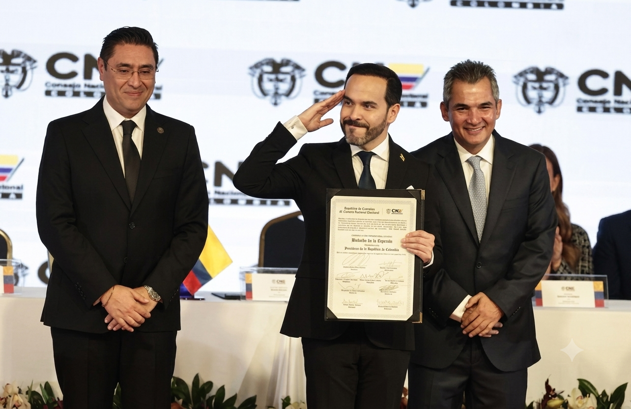 Abelardo de la Espriella es proclamado oficialmente Presidente de la República tras el cierre del escrutinio nacional